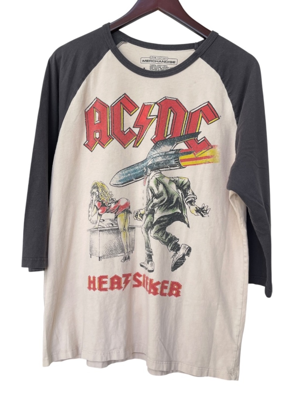 AC/DC WORLD TOUR 88 LONG SLEEVE SHIRT UNISEX SIZE LARGE Live Nation
